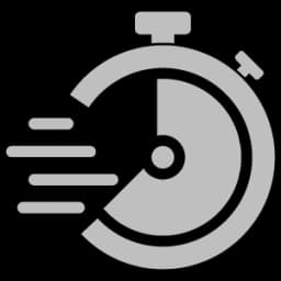 Speed icon representing fast turnaround times